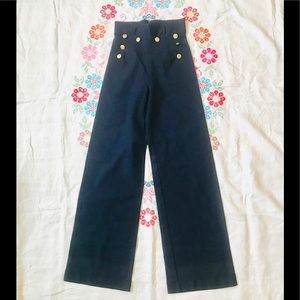 Stop Staring High Waisted Sailor Pants